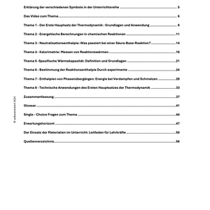 Energetische Aspekte: Neutralisationsenthalpie & Kalorimetrie