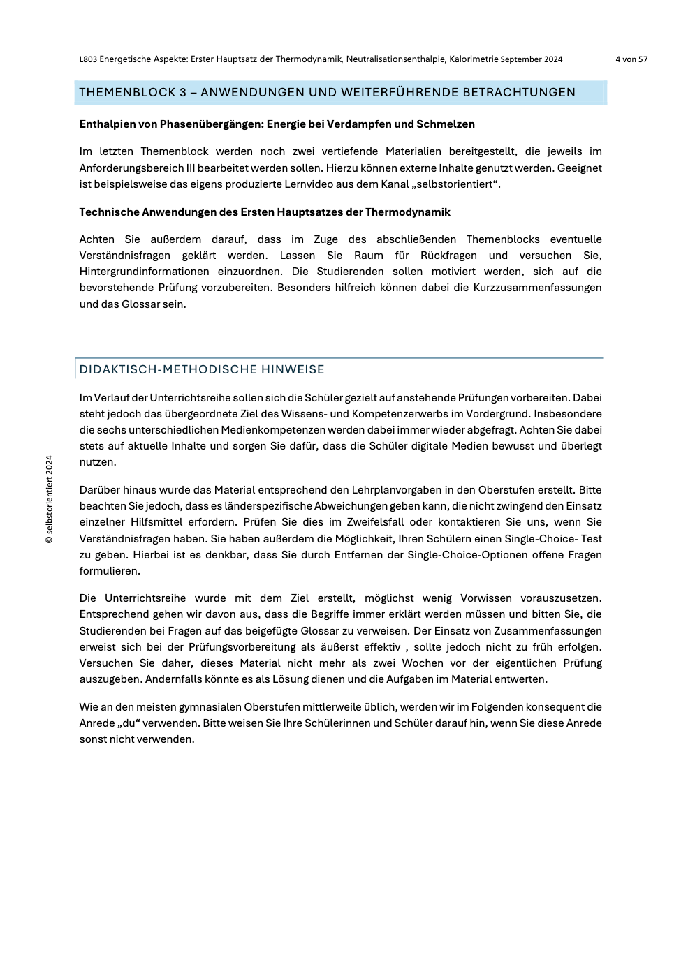 Energetische Aspekte: Neutralisationsenthalpie & Kalorimetrie