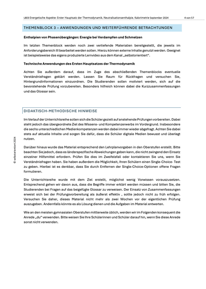 Energetische Aspekte: Neutralisationsenthalpie & Kalorimetrie