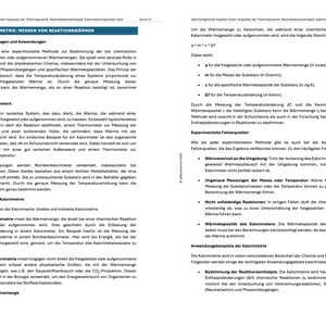 Energetische Aspekte: Neutralisationsenthalpie & Kalorimetrie
