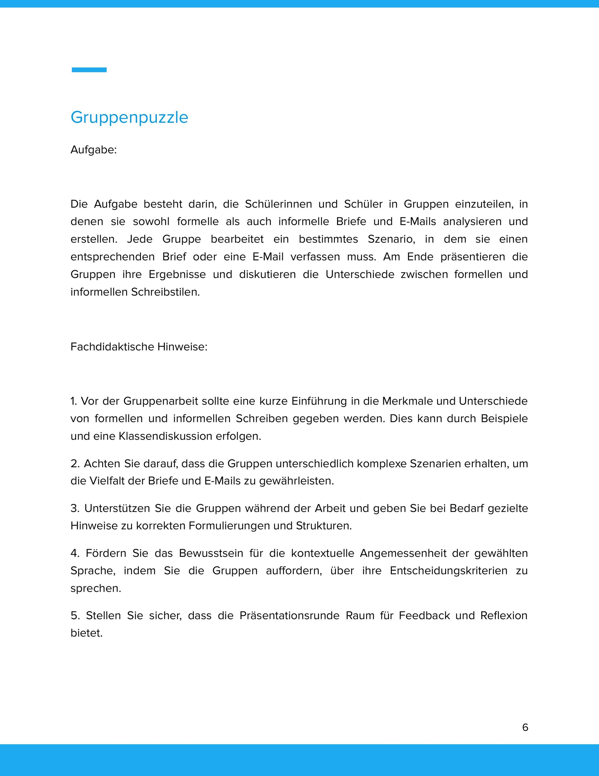 Briefe und E-Mails schreiben – Formell & informell unterscheiden | Sek I