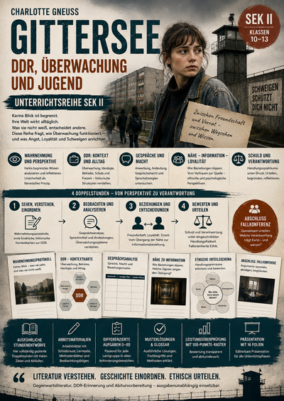 Gittersee: Jugend, Überwachung und unsichere Wahrheit – Unterrichtsreihe Deutsch Sek II