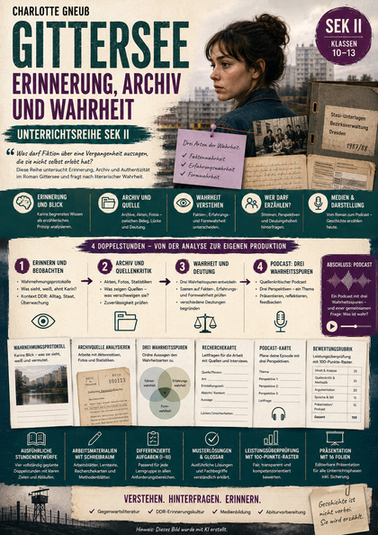 Gittersee: Erinnerung, Archiv und literarische Wahrheit – Recherche- und Podcastlabor Deutsch Sek II