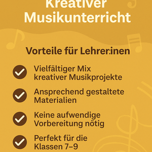 Sparpaket XXL: Kreativer Musikunterricht – Klasse 7–9