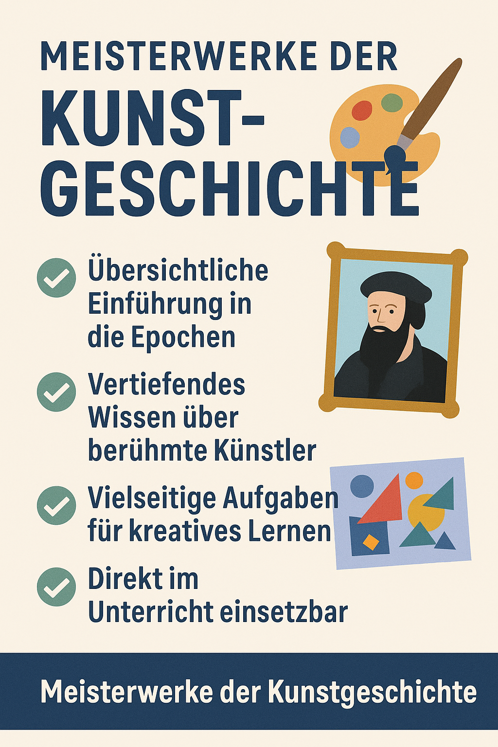 Sparpaket: Kernlehrplan Kunst SEK I - Kunstgeschichte & Künstler – Von der Renaissance bis zur Moderne