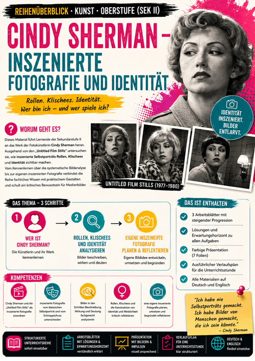 Cindy Sherman – Inszenierte Fotografie und Identität