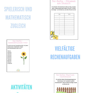 Rechenspaziergang im Sommer – Spielerisch das Einmaleins üben