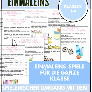Spielerisch das Einmaleins üben – Gruppenspiele für die Grundschule