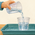 Kleine Forscher: Wasser, Luft und Licht – 24 Experimentierkarten für die Kita – Illustration aus dem Material