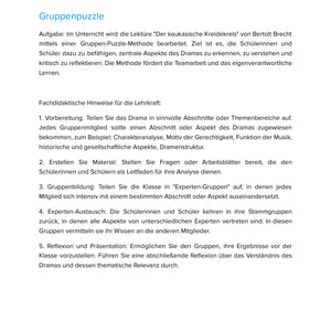 Der kaukasische Kreidekreis – Brechts episches Theater verstehen und interpretieren