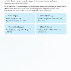 Argumentieren lernen – strukturiert, überzeugend und abiturrelevant