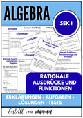 Rationale Ausdrücke und Funktionen – Algebra SEK I
