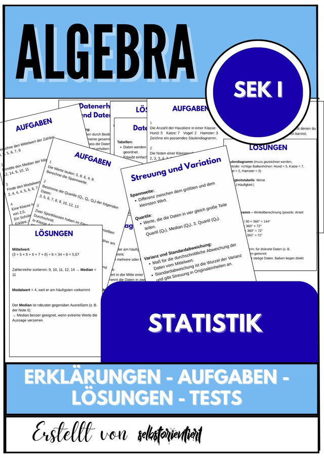 Statistik – Algebra SEK I
