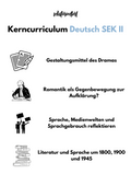 Kerncurriculum im Fach Deutsch in der SEK II - Niedersachsen