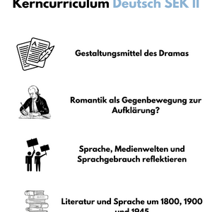 Kerncurriculum im Fach Deutsch in der SEK II - Niedersachsen