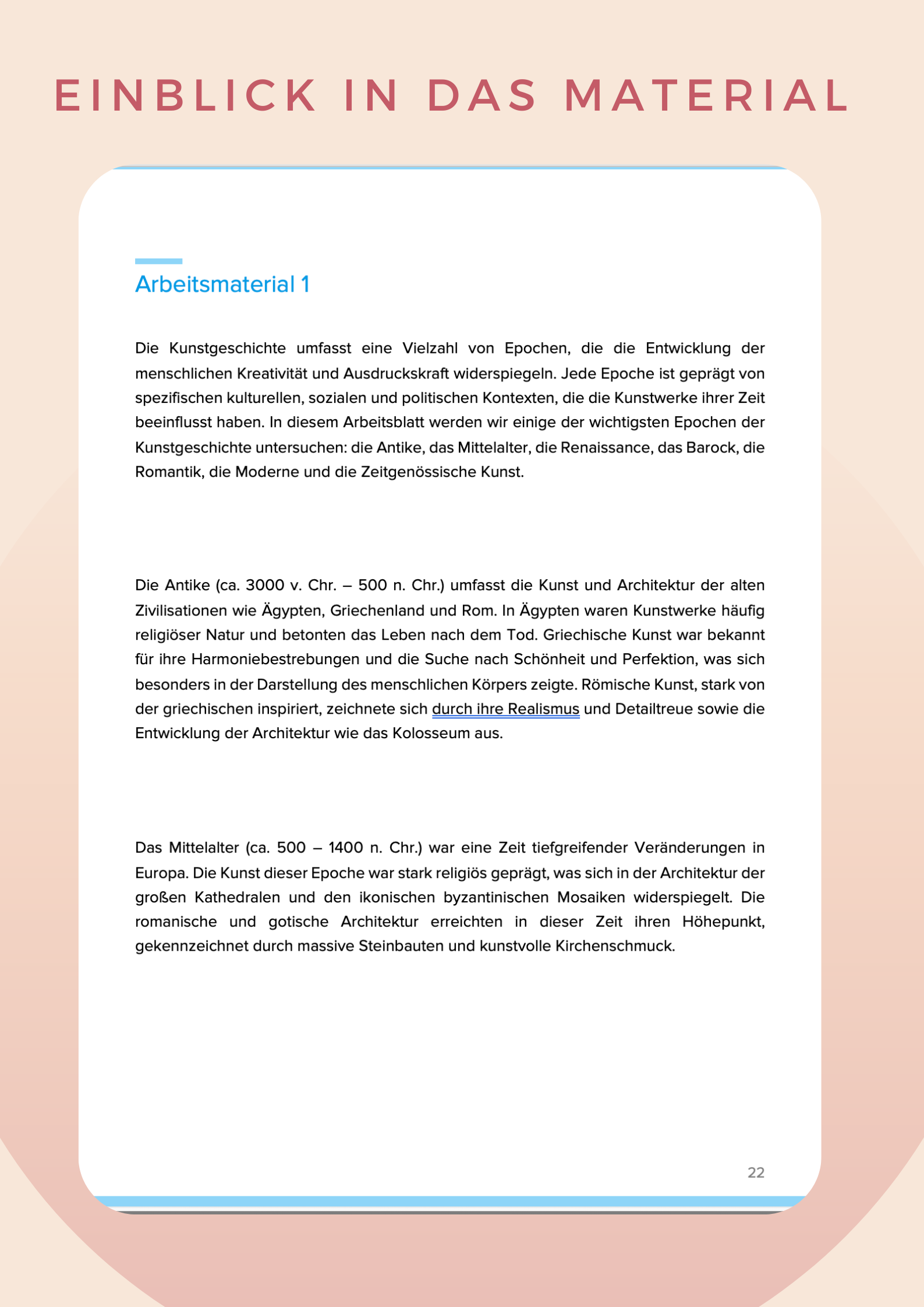 Sparpaket: Kernlehrplan Kunst SEK I - Kunstgeschichte & Künstler – Von der Renaissance bis zur Moderne