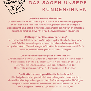 Lehrplan in Englisch in der gymnasialen Oberstufe (GoST) - Thüringen