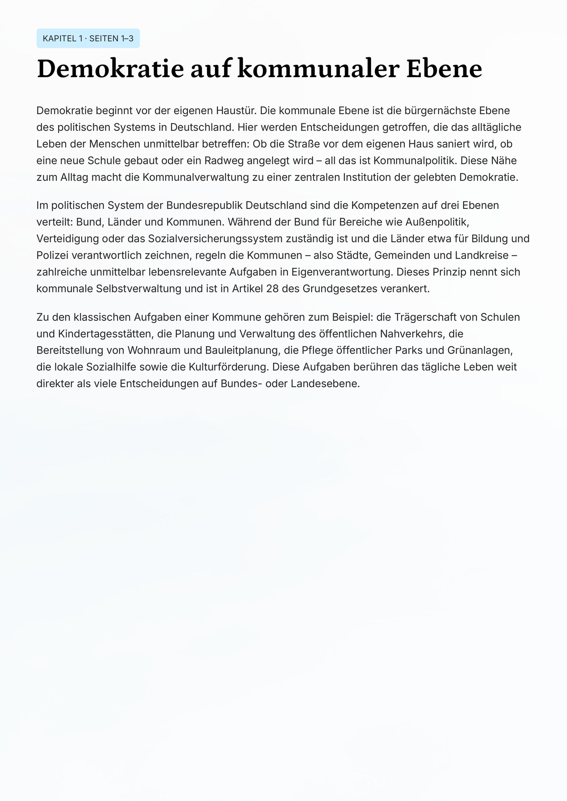 Kommunalwahl Hessen 2026 analysieren – Unterrichtsmaterial für den Politikunterricht