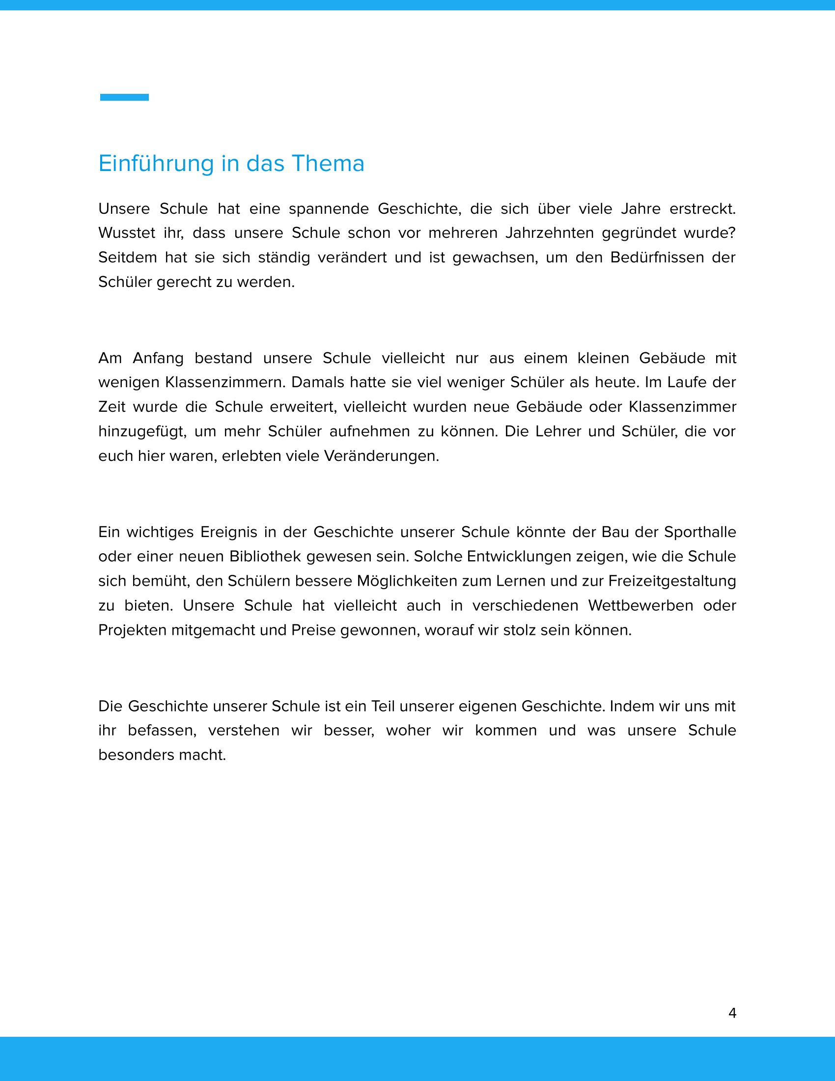 Unterrichtsmaterial „Die Geschichte unserer Schule entdecken“ - Geschichte SEK I