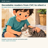 Decodable Readers Grade One – 20 englische Lesegeschichten mit Wortarbeit | Bilingual Englisch Klasse 1/2