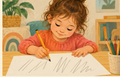 Manuscript Handwriting K–1 – Druckschrift schreiben lernen auf Englisch – Illustration aus dem Material
