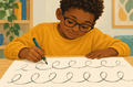 Cursive Writing Grades 2–3 – verbundene Schrift auf Englisch – Illustration aus dem Material