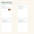 Pushes and Pulls – NGSS Kindergarten – Kräfte und Bewegung auf Englisch – Materialvorschau mit Beispielseiten