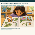 Nonfiction Text Features Grade 2 – Sachtextmerkmale auf Englisch | Bilingual Lesen Klasse 2