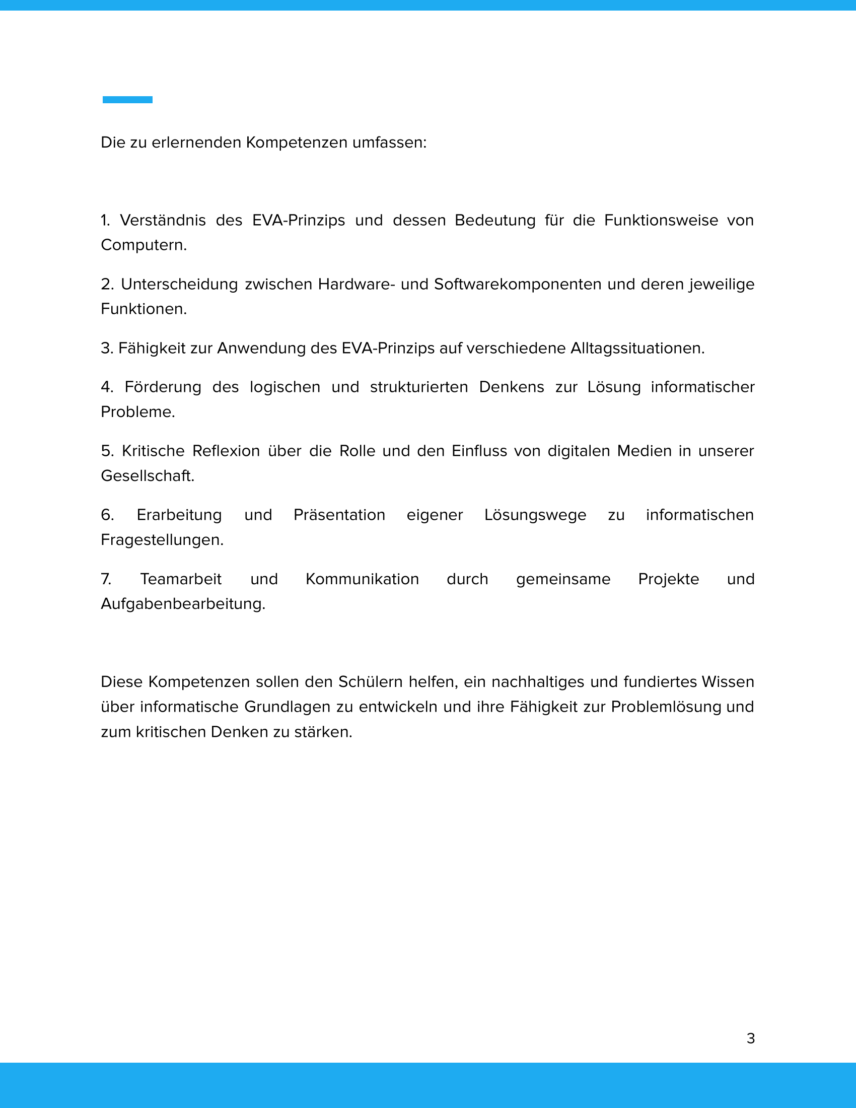 Unterrichtsmaterial „EVA-Prinzip – Hardware und Software“ (Sek I)