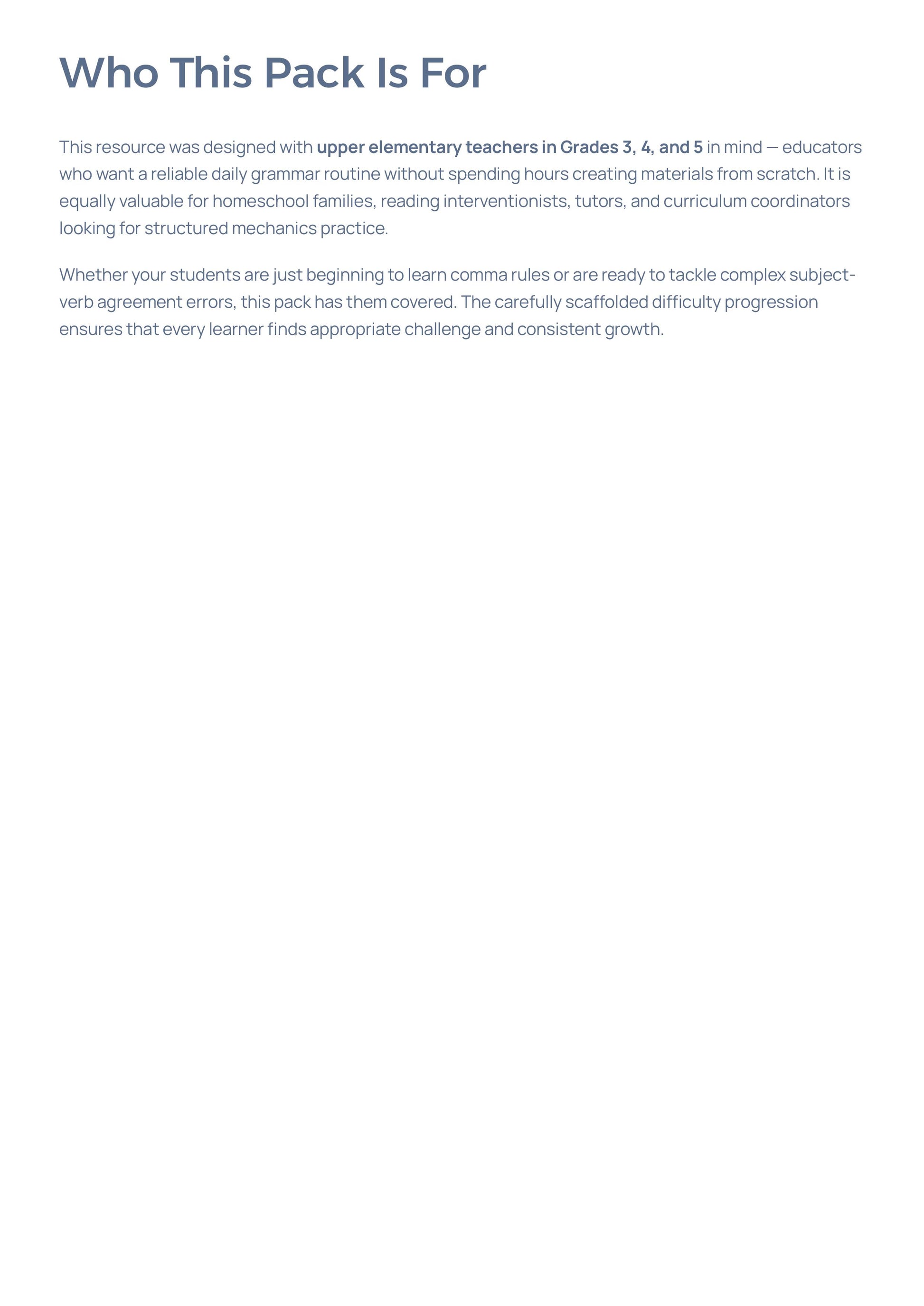 Editing Practice Passages Grades 2-4 | Grammar, Punctuation & Capitalization Activities