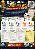 Escape Room Fußball-WM 2026 – Der verschwundene Spielplan