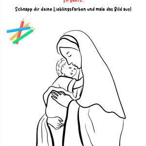 Wir malen das Christkind – Kreatives Weihnachtsprojekt für die Grundschule