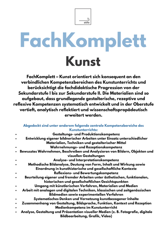 FachKomplett Kunst – 100+ Unterrichtsreihen einsatzbereit für den Kunst-Unterricht