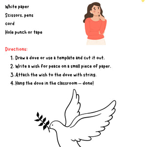We Craft Wishes for Peace – Printable Project for Grades 1–4