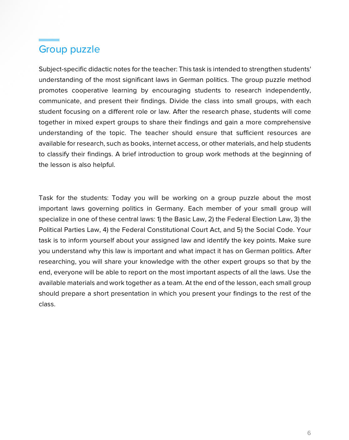 Germany’s Most Important Political Laws – Teaching Human Rights & Democracy | Comparative Civics Resource | Grades 5–9