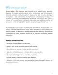 Safety in the Laboratory – WORKBOOK on Rules, Risks & Precautions | GRADE 5–9