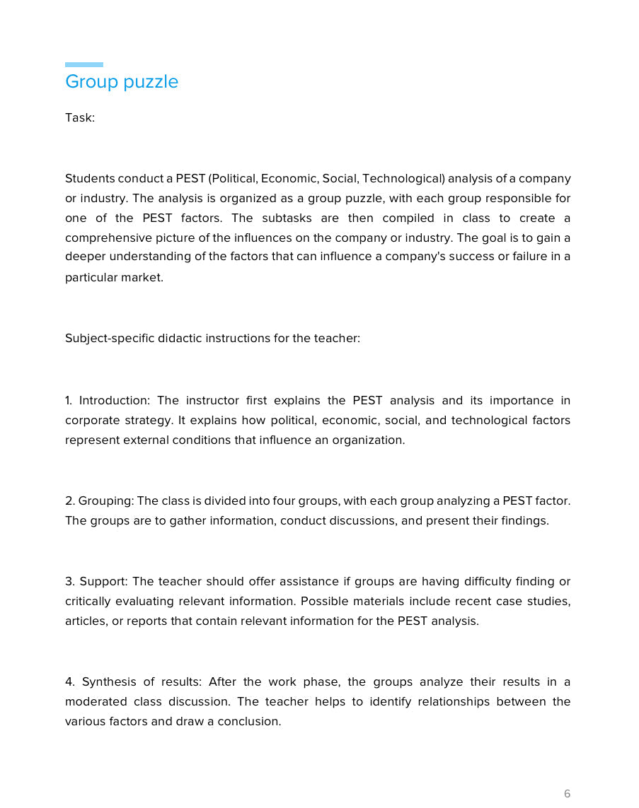 PEST Analysis for Business – Strategy & Environment | Social Studies Resource | GRADE 7–10