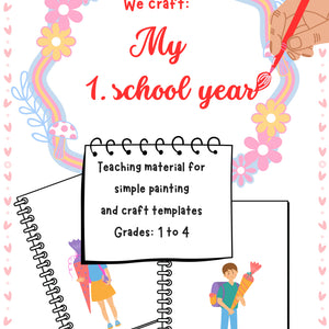 We Craft My 1st School Year – Memory Keepsake for Grades K–4