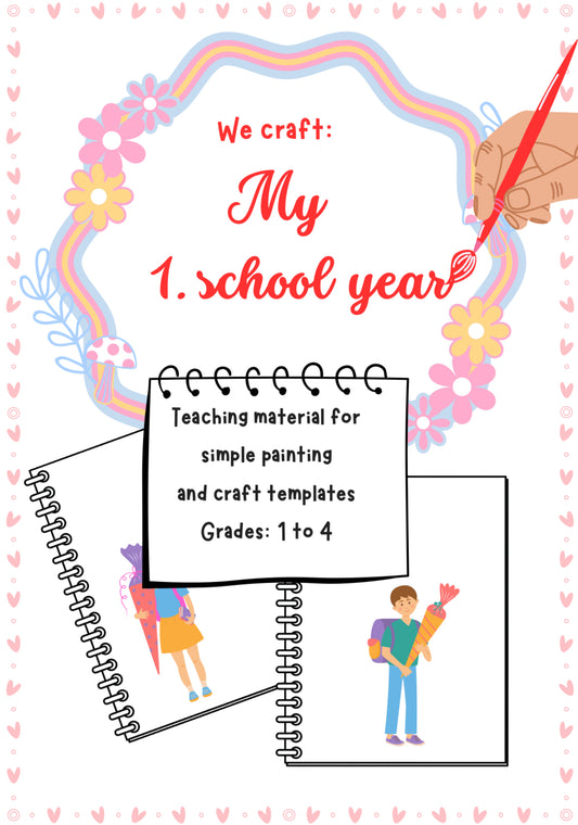 We Craft My 1st School Year – Memory Keepsake for Grades K–4