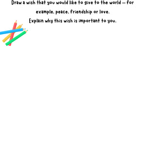 We Paint Wish Gifts – Creative Worksheet for Grades 1–4