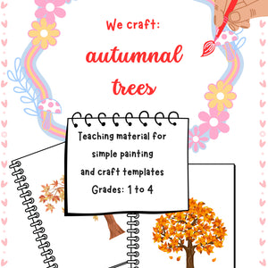 We Craft Autumnal Trees – Printable Fall Art Activity for K–4
