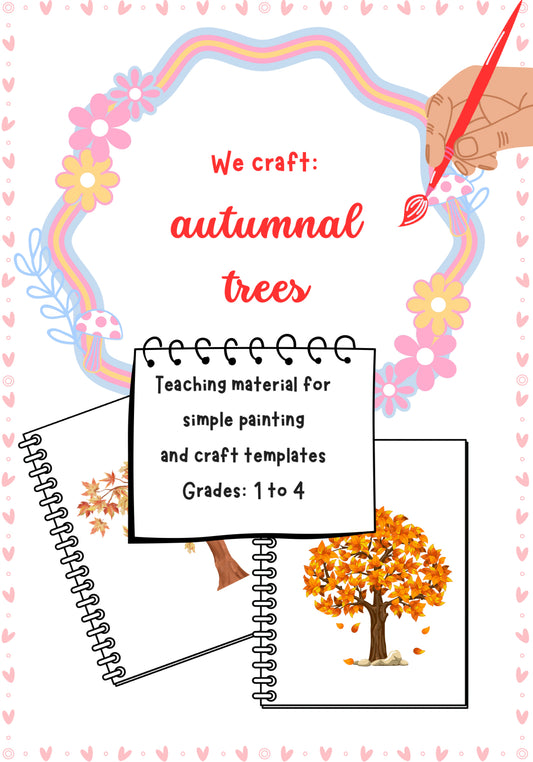 We Craft Autumnal Trees – Printable Fall Art Activity for K–4