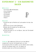 Wetter-Experimente – Unterrichtsmaterial mit Anleitungen für Klasse 1-4