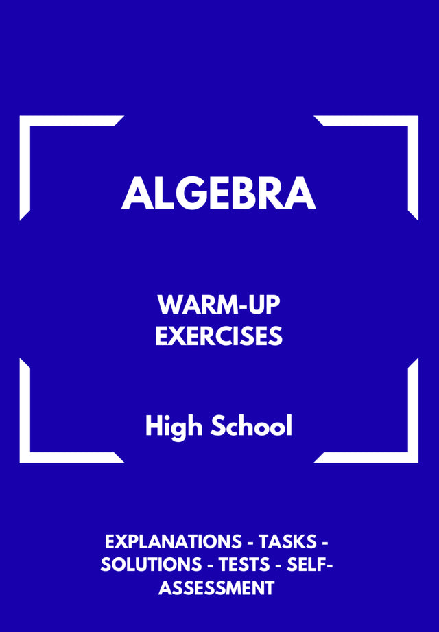 Algebra – WARM-UP EXERCISES for Daily Practice | GRADE 5–9