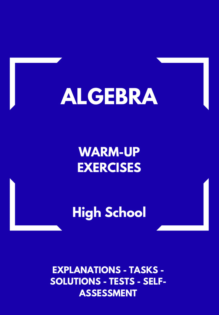 Algebra – WARM-UP EXERCISES for Daily Practice | GRADE 5–9