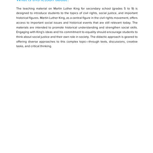 Martin Luther King, Jr. – Civil Rights, Equality & Nonviolence | Social Studies Workbook | GRADE 5–9
