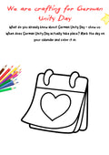 Crafting for German Unity Day – Printable Art for Grades 1–4