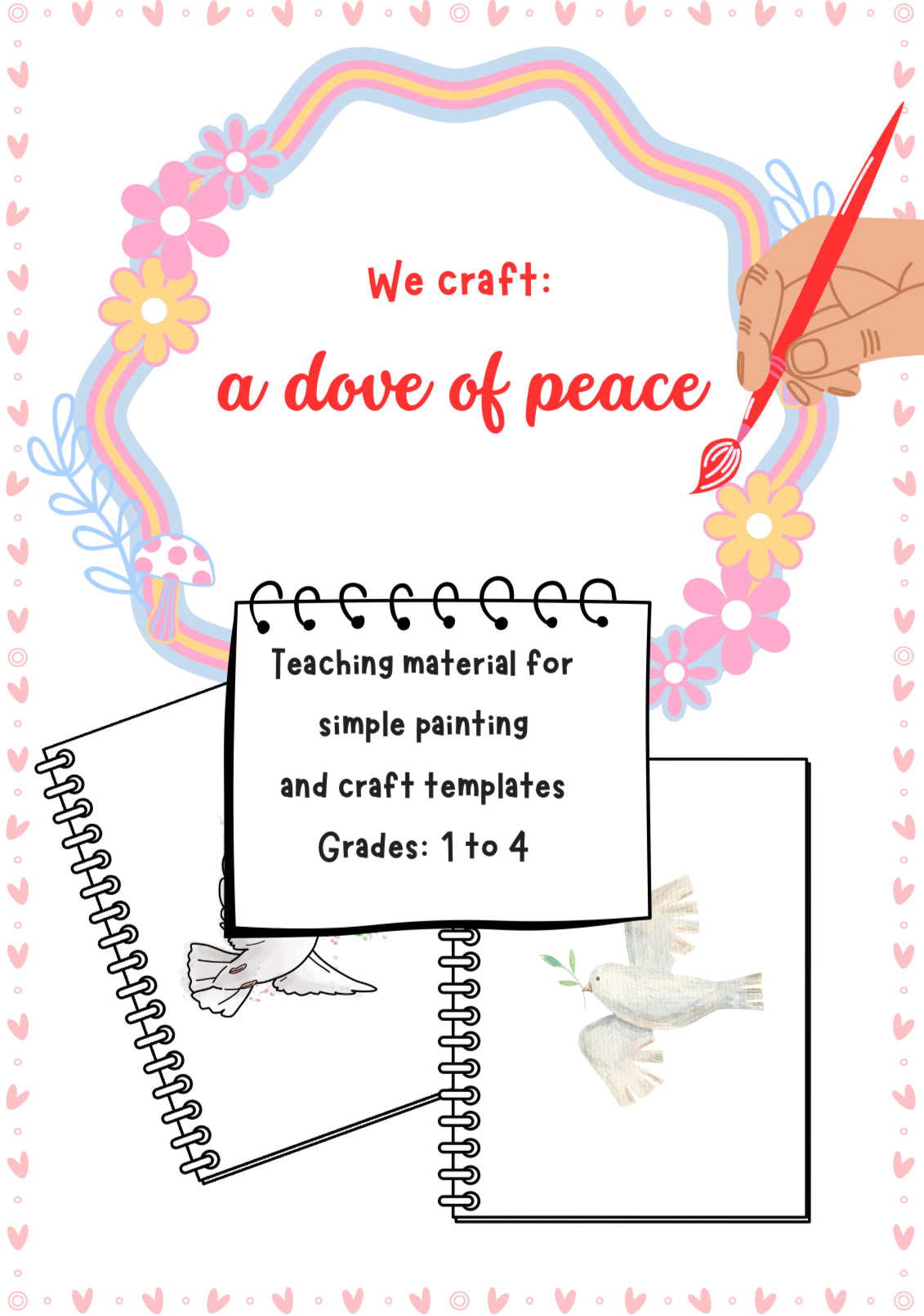 We Craft a Dove of Peace – Printable Art Project for Grades K–4