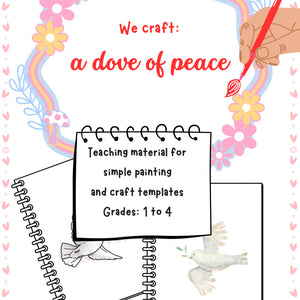 We Craft a Dove of Peace – Printable Art Project for Grades K–4