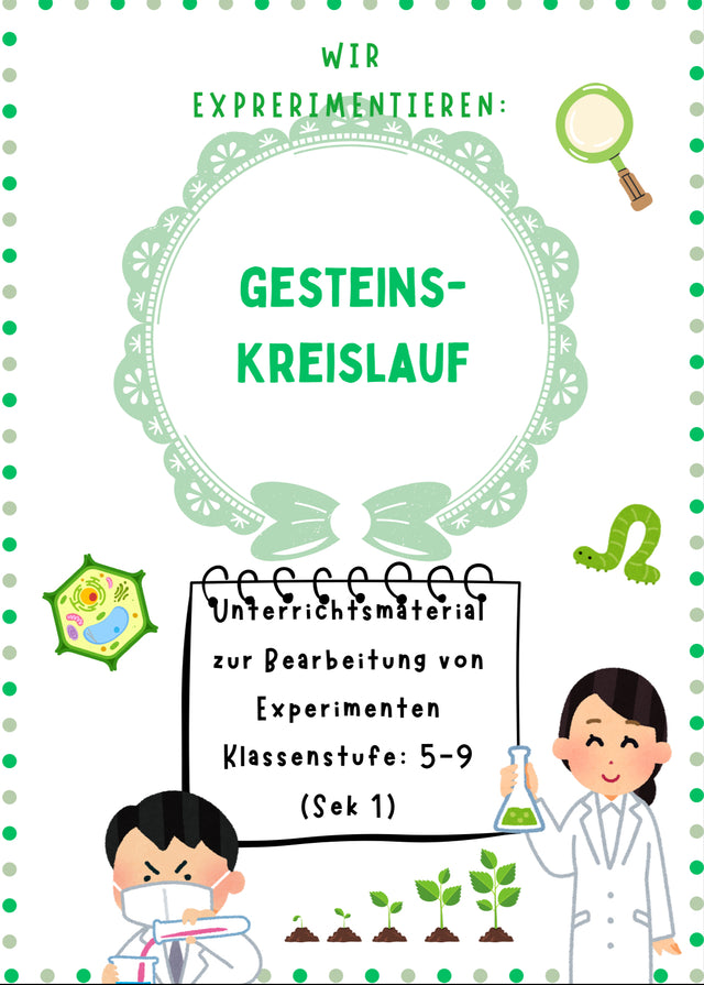 Gesteinskreislauf-Experimente – Unterrichtsmaterial für Klasse 1-4